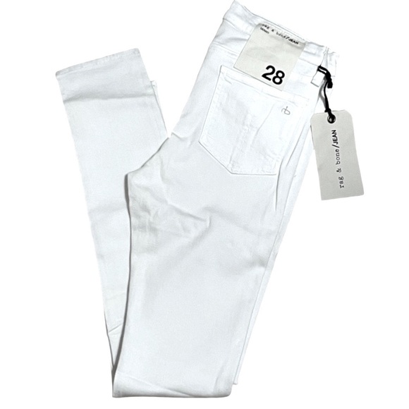 rag & bone Denim - Rag & Bone white skinny stretch denim jeans 28 NWT